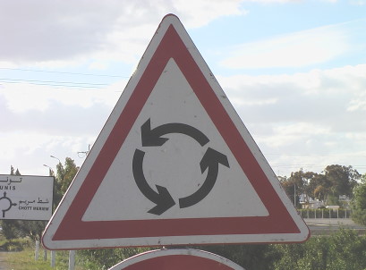 Traffic sign Tunisia