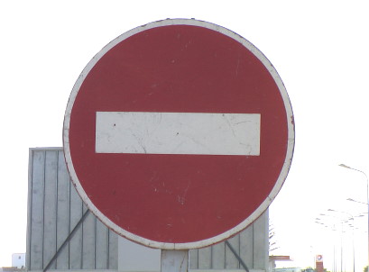 Traffic sign Tunisia