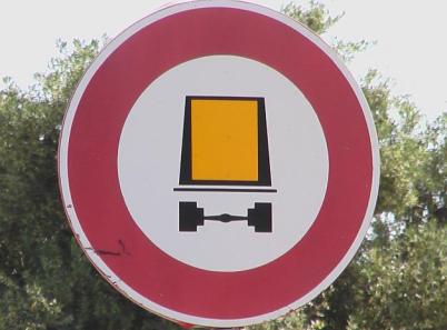 Traffic sign Tunisia