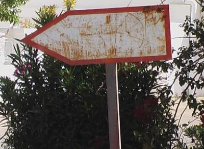 Traffic sign Tunisia